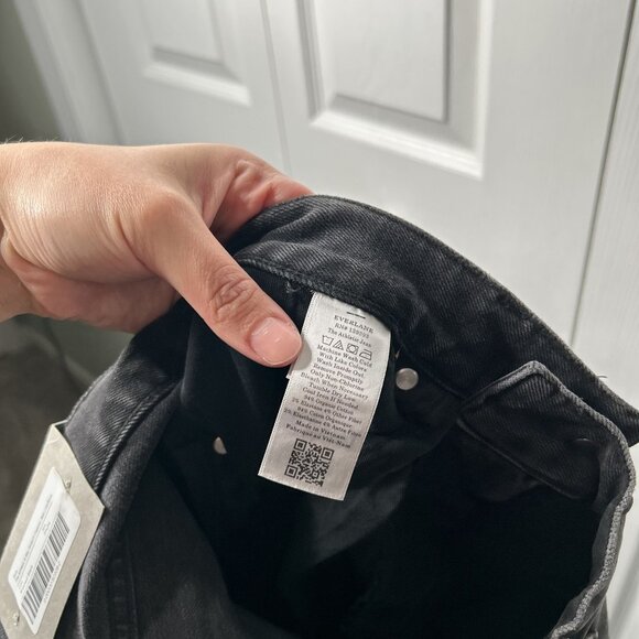 Everlane Uniform The Athletic Black High Stretch Jeans Men's Size 31 x 34 NWT - Picture 8 of 9
